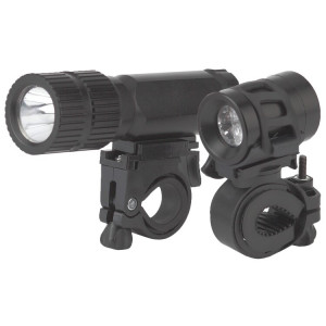 Велосипедный фонарь светодиодный VB-601 на батарейках передний черный Б0029194