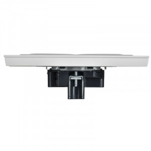 BRITE Розетка 2-местная без заземления без защитных шторок 10А в сборе РС12-2-БрАБ арктический белый IEK BR-R20-10-K91-F