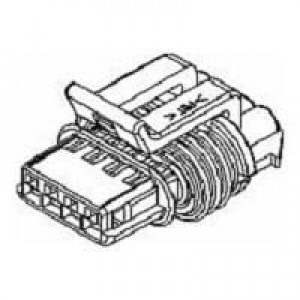 15410728, Автомобильные разъемы 4P FEM BLK CONN ASSY GT 150 SERIES 15AMPS