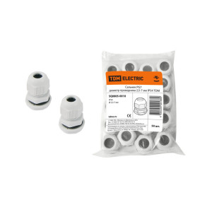 Сальник PG 7 диаметр проводника 3,5-6 мм IP54 SQ0805-0010