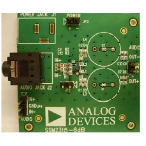 SSM2315-EVALZ, Средства разработки интегральных схем (ИС) аудиоконтроллеров  SSM2315 EVALUATION BOARD