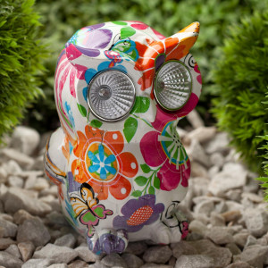 ERAFYS01-04 Садовый светильник Птица на солнечной батарее, полистоун, 15 см (24/288) Б0038497