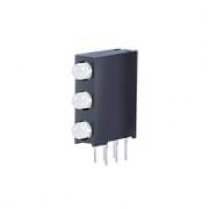 WP937SA/3EGW, Светодиодные индикаторы для печатного монтажа 3mm 617/568nm Tri-lvl INDICATOR