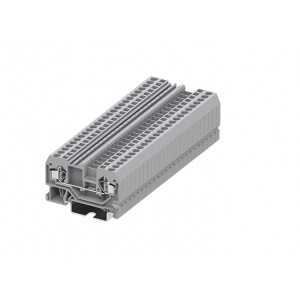 Проходная клемма 225921, Проходная клемма, тип фиксации провода: пружинный, номинальное сечение: 2,5 мм кв., 24A, 800V, ширина: 5 мм, цвет: серый, тип монтажа: DIN35