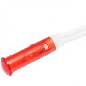 FL1P-6QW-2-R24V, Светодиодные панельные индикаторы LED RED 6MM SNAP 24VAC/DC
