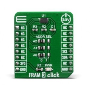MIKROE-3817, Средства разработки интегральных схем (ИС) памяти FRAM 3 click