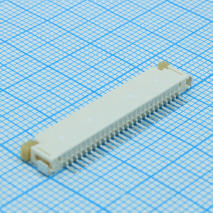 522072660, Разъем FFC/FPC, шаг 1,0мм, слайдер, прямоугольный, высота 2,7мм, 26контактов