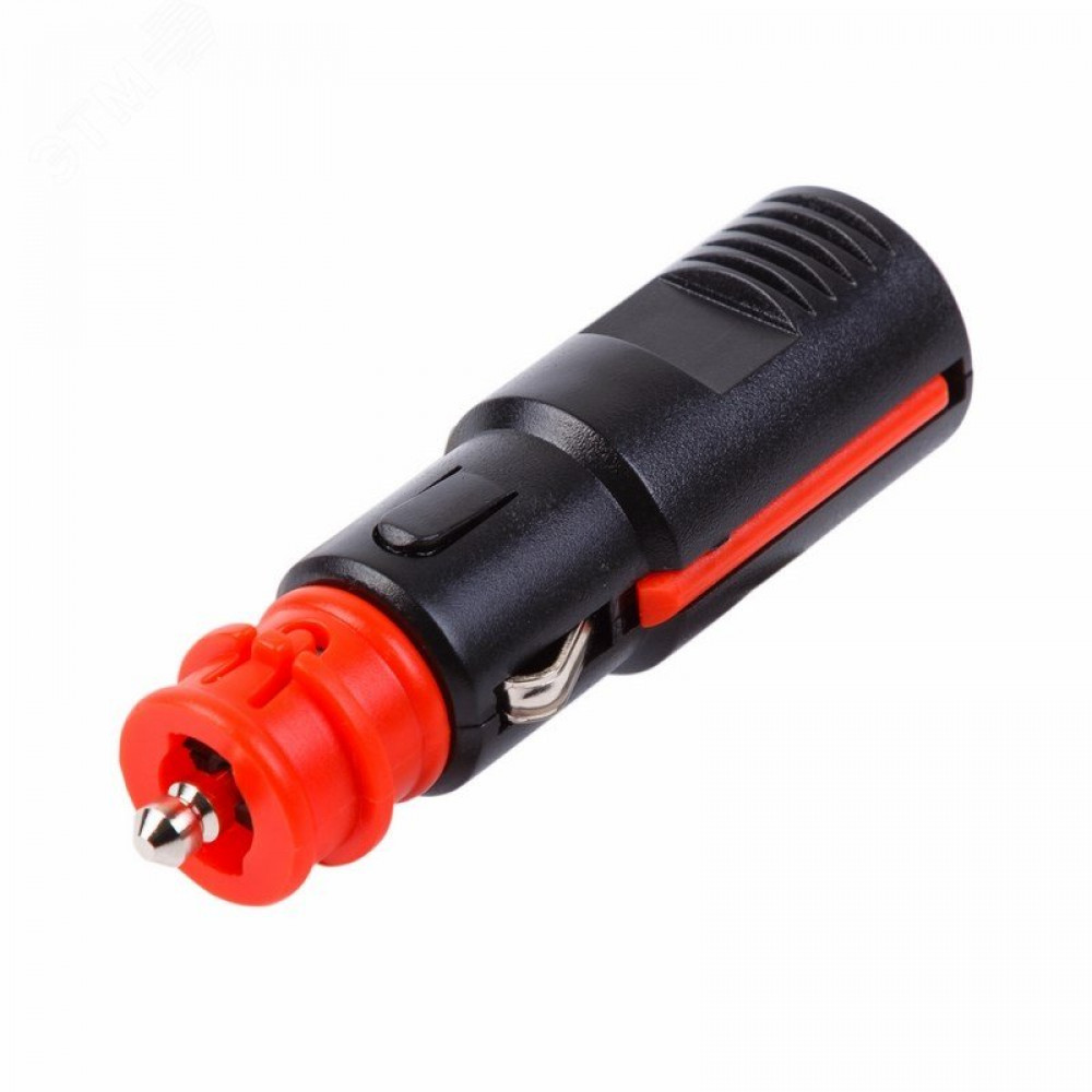 Изображение товара Штекер автоприкуривателя с предохранителем универсальный под винт 16-0204