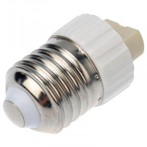 Переходник цокольный E27-G9 бел. 11-8858