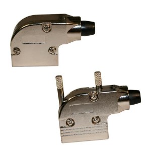 981-015-130R121, Корпуса разъемов D-Sub  15P 90D w/ Thmbscrew Die Cast w/ Grommet