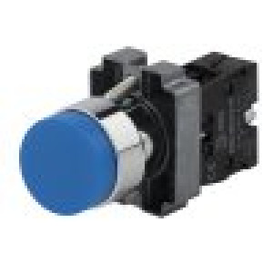 КНОПКА XB2-BL61 БЕЗ ПОДСВЕТКИ СИНИЙ 1НО, КНОПКА XB2-BL61 БЕЗ ПОДСВЕТКИ СИНИЙ 1НО (ANDELI)