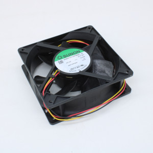 PMD1212PMB1-A(2).F.GN, Вентилятор аксиальный постоянного тока 12В, 120x120x38 мм, 1.6 А, подшипник качения, подключение-провод, уровень шума 54 дБа, воздушный поток 323 куб.м/ч, 4200 об/мин, мощность 19.2 Вт