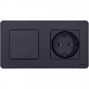 Рамка 2-м Inspiria антрацит Leg 673943