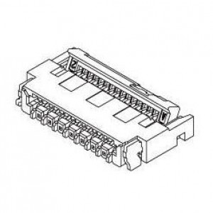 502598-2593, Соединители FFC и FPC 0.3 FPC Bck Flip Hsg Assy25CktEmbsTpPkg
