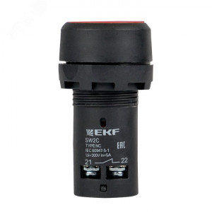 Кнопка SW2C-11 возвратная кр. NO+NC sw2c-11s-r
