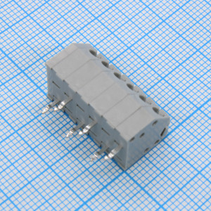 GT250-3.5-06P-11-00, Нажимной безвинтовой клеммный блок 6 контактов. Зажим типа торцевой контакт. Серия GT250-3.5