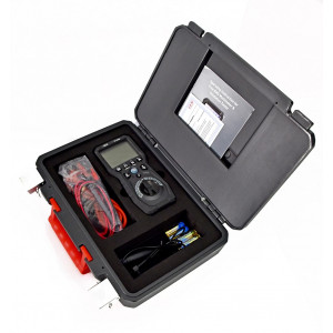 DT-6505 Тестер изоляции Микроомметр высокого разрешения с функцией Мультиметра TRMS, 3 прибора в 1 корпусе. Мегаомметр до 4ГОм, микроомметр до 1мкОм, мультиметр True RMS