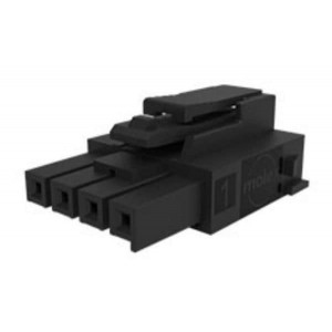 172256-3107, Проводные клеммы и зажимы ULTRA-FIT HSG SR 7Ckt Black