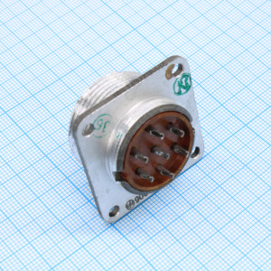 2РМД27Б7Г5В1, Соединитель  цилиндрический низкочастотный негерметичный