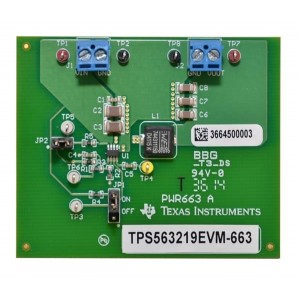 TPS563219EVM-663, Средства разработки интегральных схем (ИС) управления питанием TPS563219EVM-663