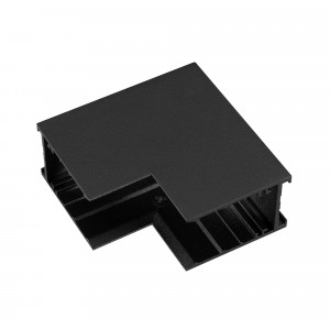 Коннектор угловой MAG-CON-MINI-2538-L90-INT (BK) 049049, Угловой прямой коннектор для накладного трека MAG-TRACK-2538. Материал алюминий, цвет черный. Не содержит токопроводящих жил. Размеры 60x60x25x38 мм. Аксессуары для соединения с треком приобретаются отдельно.