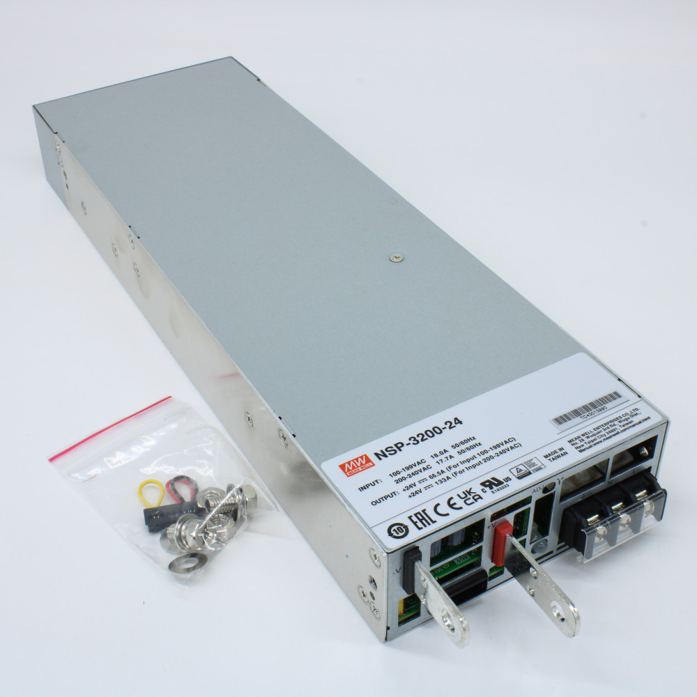 Изображение товара Источник питания NSP-3200-24 3192 Вт 24 В для промышленного использования