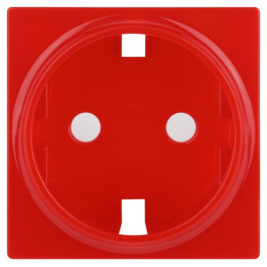 Накладка для розетки Серия 12 12-6301-23 на 12-2101, 12-2102, 14-2101, 14-2102 сменная, красный Б0052668