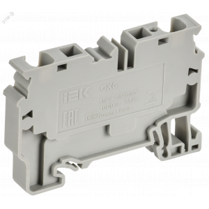 ARMAFIX Клемма пружинная CX6 6мм2 проходная серая IEK AF-CT40-00-K03-006