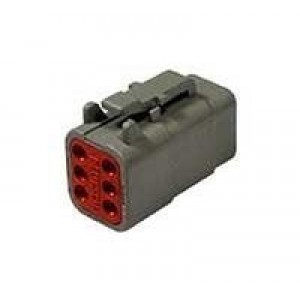DTM06-6S, Автомобильные разъемы 6P SZ 20 GREY DTM PLUG