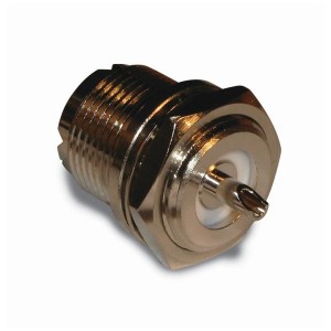 182320, РЧ соединители / Коаксиальные соединители UHF STRT JCK, SOLDER CUP, 50 OHM, BLKHD