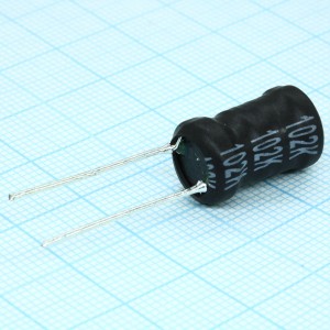 LGB-X1016-102K, Радиальная индуктивность 1000uH 0.8A 1.4Ohm DCR p=6.5mm