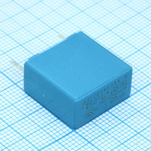 B32932A3334K000, Пленочный помехоподавляющий конденсатор X2  0.33мкФ, ±10%,  305В переменного тока, радиальные выводы с шагом 15мм, (18x9x17.5мм) автомобильного применения россыпь