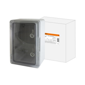 Бокс пластиковый ЩМП-0-7, прозр., крышка ABS, IP65, -45 до +75 С, навесной, (600x400x200) SQ0933-0207