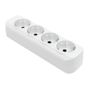 Колодка 4 гн. 16А 3,5кВт с/з Эксперт PROxima AKB16-4