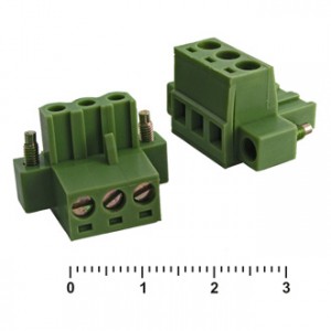 XY2500F-AS-3 (5.0MM), Клеммник разрывной XY2500F-AS-3, 5 мм