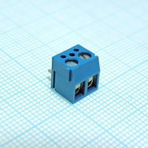DG340R-3.81-02P-12-00A(H), Винтовой клеммный блок с защитой провода, 2 контакта. Серия DG340R-3.81