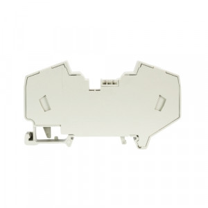 Проходная клемма WKF 16/35 PV/WKF, Проходная клемма, тип фиксации провода: пружинный, номинальное сечение: 16 мм кв., 76A, 800V, ширина: 12 мм, цвет: серый, тип монтажа: DIN35