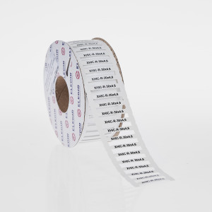 Маркер для контейнеров XHIC-R-30-4,6x0,4-W (уп. 900 шт.) (Снято производства), 423304601, Маркер для контейнеров CHL, STC, DMP, форма маркера: усечённый ромб, высота 4,6 мм, длина 30 мм, цвет белый, для принтера: RT200, RT230, в упаковке 900 маркеров