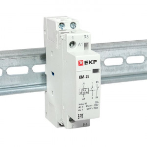 Контактор модульный КМ 25А NО+NC (1 мод.) km-1-25-11