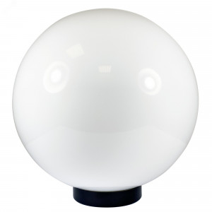 Светильник НТУ 06-100-01 "Шар" 400 Б 100Вт E27 IP55 опал ПММА /корпус плоск. черн. (инд. упак.) 1030480231