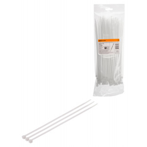 Хомут 3,6х200 мм морозостойкий (белый) (100 шт) SQ0515-1105