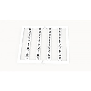 Маркировка (в кассетах) ZW5-40P-19-07Z(H), Кассета с маркировочными шильдиками, для клемм сечением 2,5 мм.кв., верхняя, 40 шильдиков, нанесенные символы: 49, с вертикальным расположением, размер шильдика: 4.5 x 4.9 мм, цвет: белый