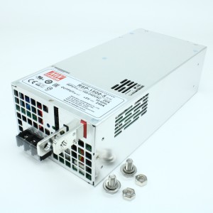 RSP-1500-5, AC-DC, 1200Вт, вход 90…264V AC, 47…63Гц /127…370В DC, выход 5В/240A, рег. вых=±10%Uном,  изоляция 3000В AC, в корпусе 278х127х83.5мм, -20…+70°С