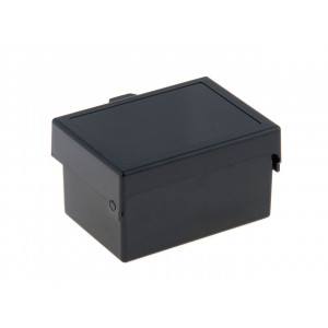 GH002B, Корпус из прочного пластика, черный, с откидной крышкой