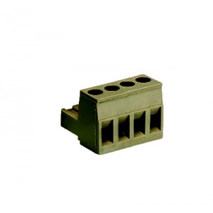 Розетка Wiecon 8113 B/ 4 SH SW черн, Розеточный разъем, прямой, на кабель, шаг: 5.0 мм, 4 полюса, фиксация провода пружинная, исполнение: без маркировки, 400V, 12А, цвет: серый