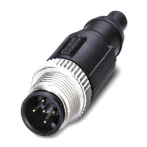 1054366, Цилиндрические метрические разъемы M12 Y-Plug Connect Pin 1 bridge to 2/4