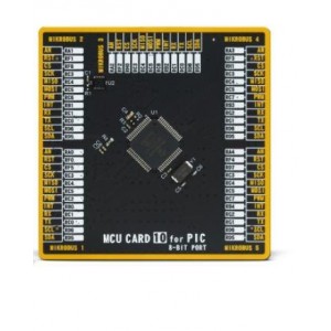 MIKROE-4226, Дочерние и отладочные платы MCU CARD 10 for PIC PIC18F67K40