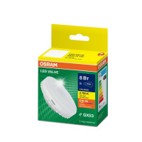 Лампа светодиодная LED Value LVGX5360 8SW/830 8Вт GX53 230В 10х1 RU OSRAM 4058075582248