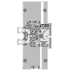 DC1257B, Средства разработки интегральных схем (ИС) преобразования данных LTC6416 + LTC2208 Combo board (Requires