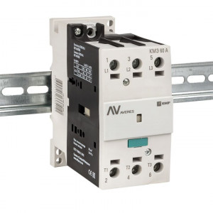 Контактор КМЭ 60А 230В АС AVERES ctr-s-60-00-230-av